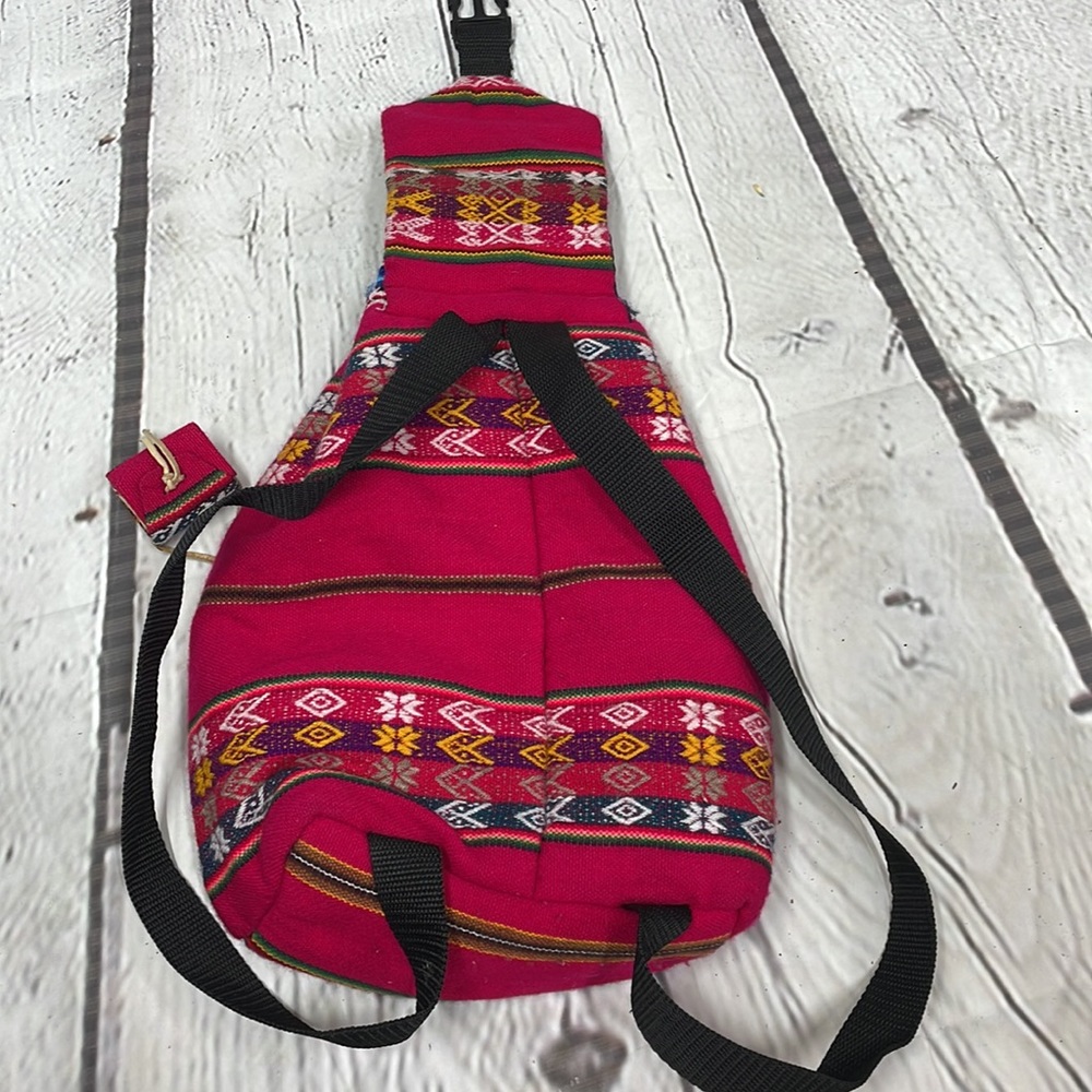 Peruvian Mini colorful Backpack - Picture 6 of 8